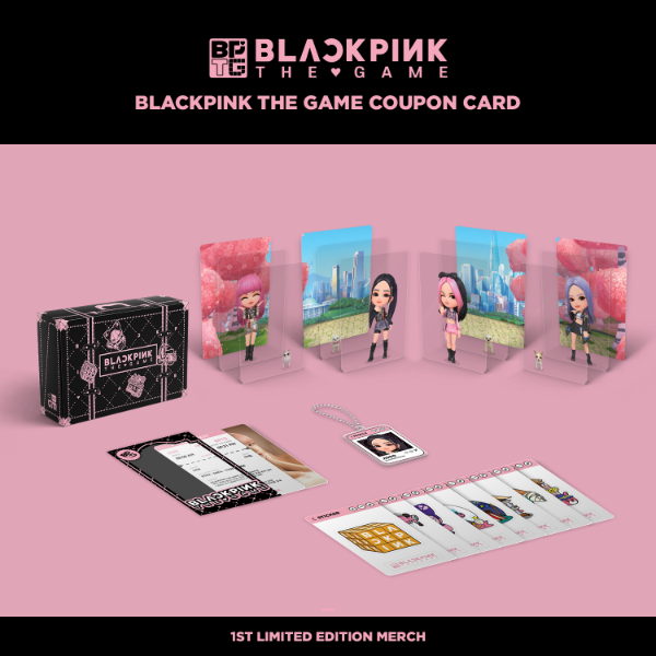 [예약 판매] 블랙핑크 더 게임 쿠폰 카드 (BLACKPINK THE GAME COUPON CARD)